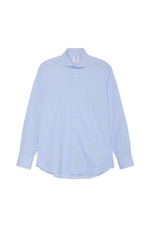Slim Fit Striped Formal Shirt With Dublin Collar